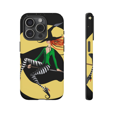 A Witch’s Moonlit Flight Phone Cases