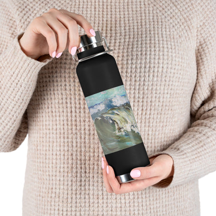 The Wave by Karl Hagemeister Copper Vacuum Insulated Bottle, 22oz