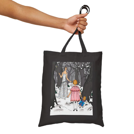 Fairy Tale Elegance Cotton Canvas Tote Bag