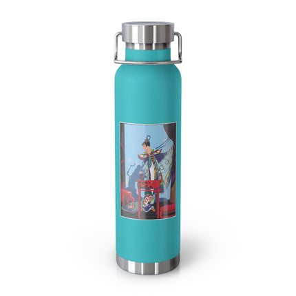 A Visual Journey by Umberto Brunelleschi Copper Vacuum Insulated Bottle, 22oz