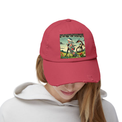 The Dragon Fairy’s Stride Unisex Distressed Cap