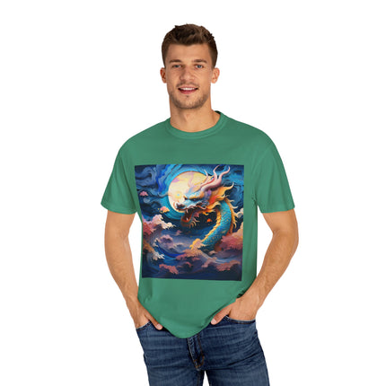 A Dragon's Ascent Unisex Garment-Dyed T-shirt
