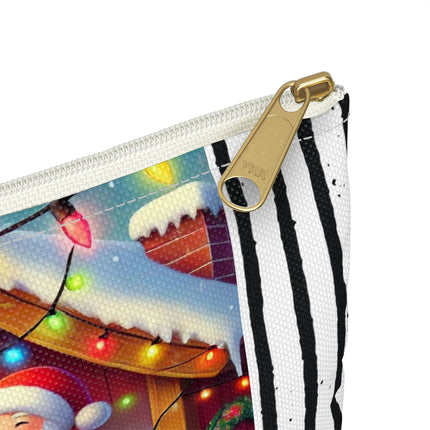 Playful Dragon's Christmas Accessory Pouch
