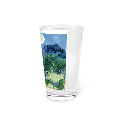 Olive Trees by Vincent Van Gogh Glass, 16oz