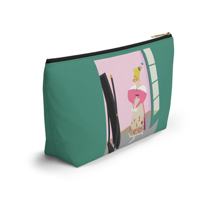 The Yellow Hat Cosmetic Bag – Whimsical 1920s Vogue Elegance