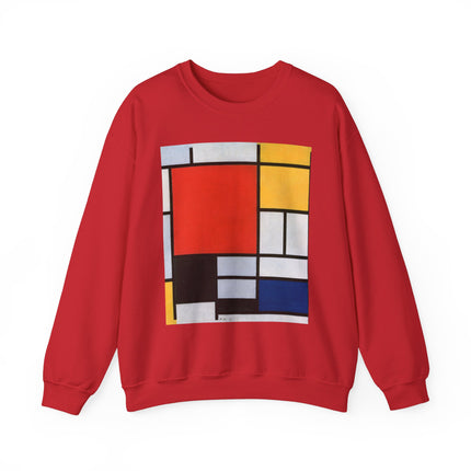 Composition with Red, Yellow, Blue, and Black by Piet Mondrian Heavy Blend™ Crewneck Sweatshirt