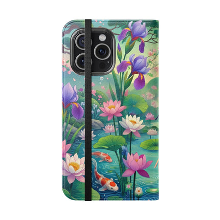Fairy of the Koi Pond Flip Case – Mystical Harmony & Pond Enchantment