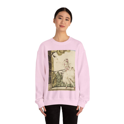 Sur talons rouges (On Red Heels) pl 02 by Gerda Wegener Heavy Blend™ Crewneck Sweatshirt