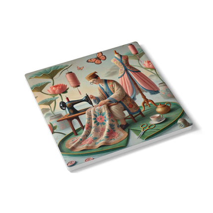 The Tailor’s Garden Ceramic Coaster