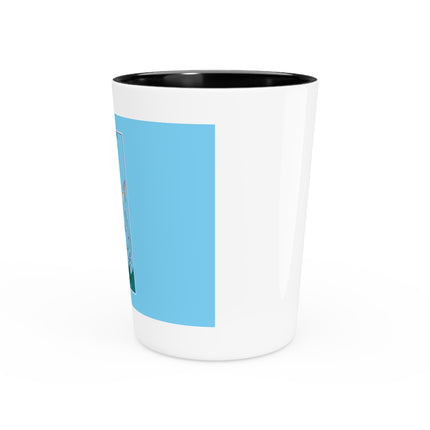 Exquisite Elegance by Umberto Brunelleschi Ceramic Shot Glass