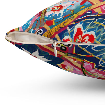The Joyful Mantis Spun Polyester Square Pillow