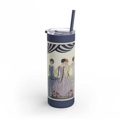 Visez au coeur, belles dames! by George Barbier Skinny Matte Tumbler, 20oz