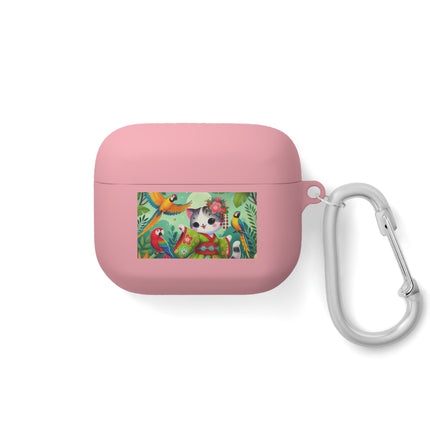 Parrot Dance of the Geisha Kitten AirPods and AirPods Pro Case