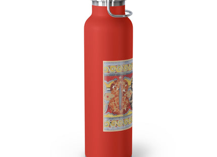 Reproduction of the Shield Frieze by Emile Gilliéron Copper Vacuum Insulated Bottle, 22oz
