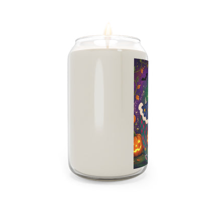 🎭🎃 The Masquerade Beneath The Pumpkin Lantern Scented Soy Candle – Theatrical Halloween Charm