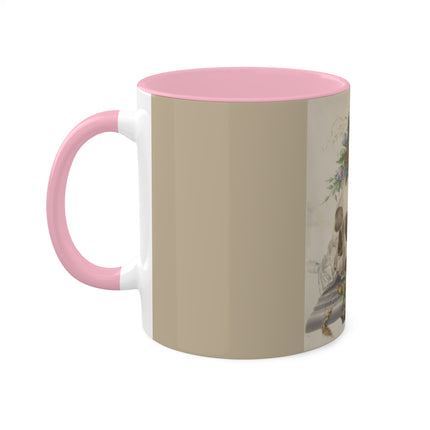 Vanitas Still Life by Herman Henstenburgh Colorful Mugs, 11oz