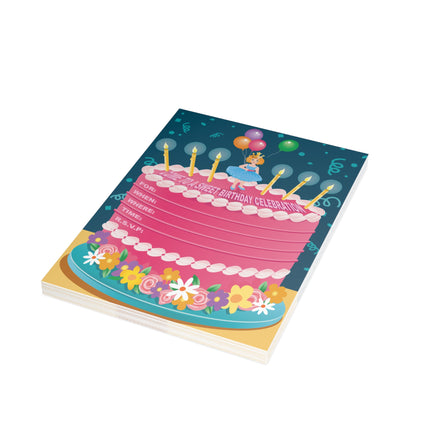 Sweet Celebration Party Invitation! Bundles of 10, 30, 50 Pieces Available (envelopes included)