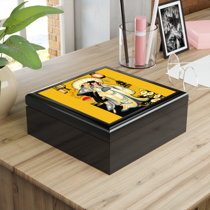 Golden Embrace Jewelry Box