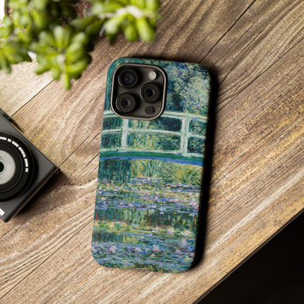 Water Lilies and Japanese Bridge by Claude Monet Phone Cases
