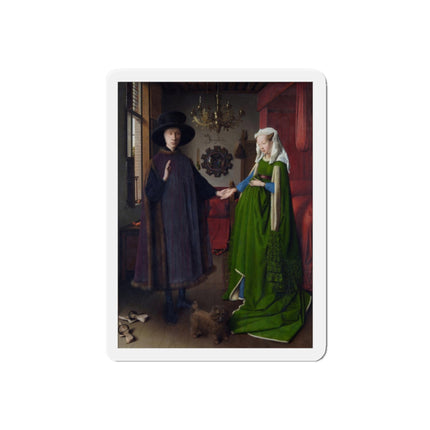 Arnolfini Portrait by Jan Van Eyck Die-Cut Magnets (5 Sizes)