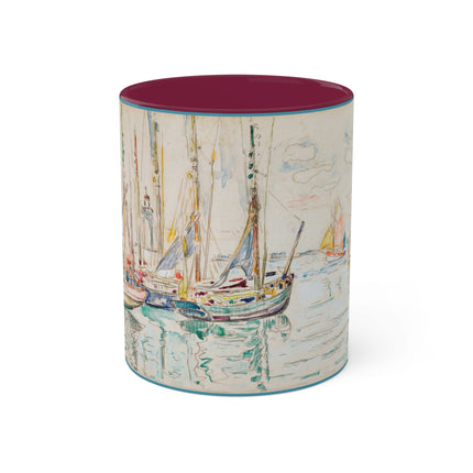 Groix by Paul Signac Colorful Mugs, 11oz