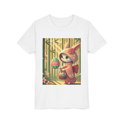 Geisha Kitten’s Easter Stroll Youth Short Sleeve Tee