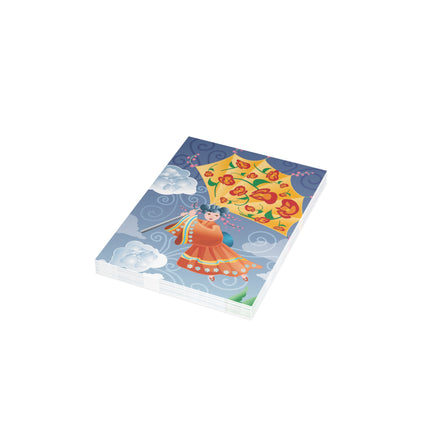 Flight of Blossoms Greeting Cards (1, 10, 30, and 50pcs)