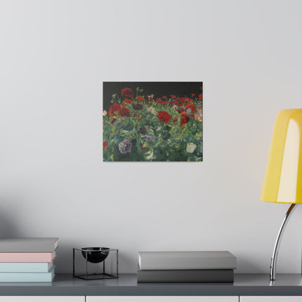 Poppies (A Study of Poppies for Carnation, Lily, Lily, Rose) by John Singer Sargent Matte Canvas, Stretched, 0.75"