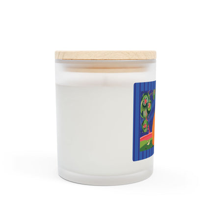 Spring Whispers Frosted Glass Candle, 11oz