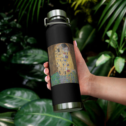 The Kiss by Gustav Klimt Copper Vacuum Insulated Bottle, 22oz