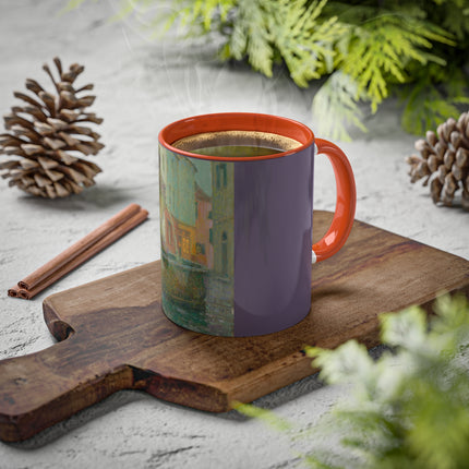 La Fontaine, Saint-Paul De Vence by Henri Le Sidaner Colorful Mug
