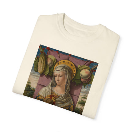 Madonna and Child by Carlo Crivelli Unisex Garment-Dyed T-shirt