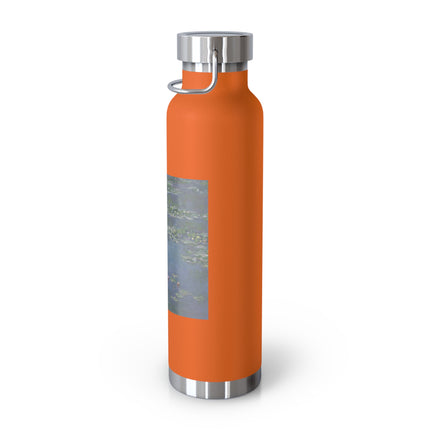 Water Lilies by Claude Monet Copper Vacuum Insulated Bottle, 22oz