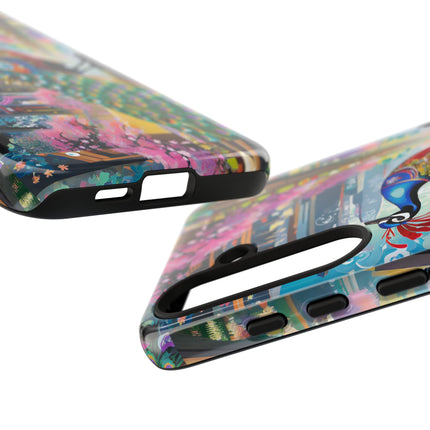 Techno Plumes Phone Cases
