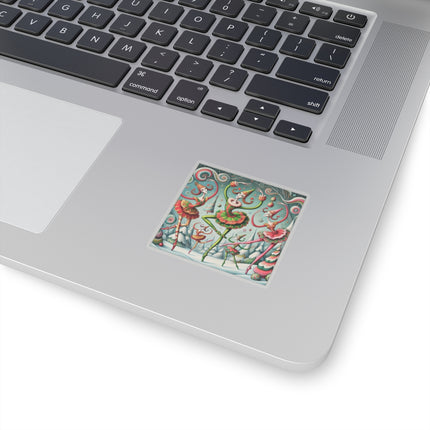 Christmas Ballet of the Absurd Kiss-Cut Stickers (4 Sizes)