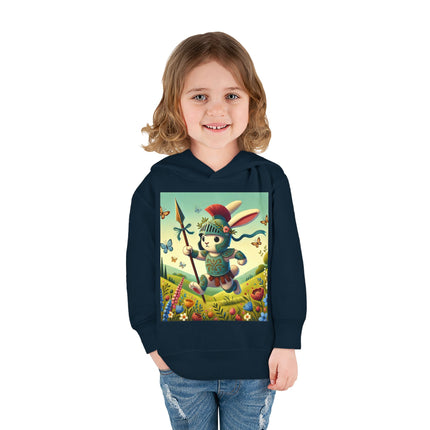 Rabbit Gladiator Toddler Pullover Fleece Hoodie