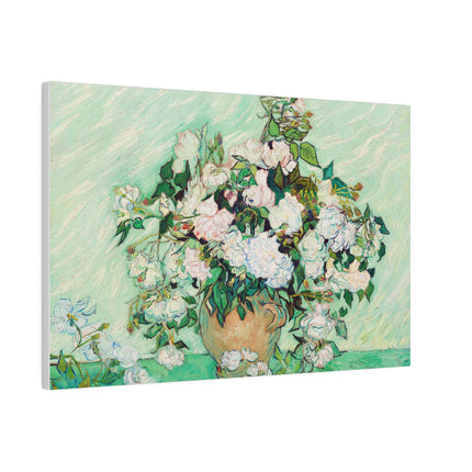 Roses by Vincent Van Gogh Matte Canvas, Stretched, 0.75"