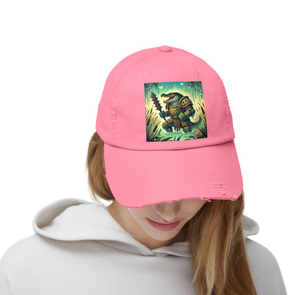 Swamp Tyrant Unisex Distressed Cap