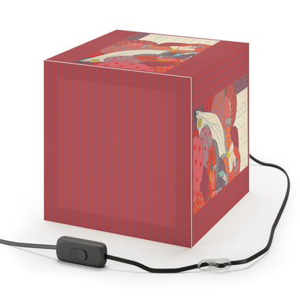 Les Coussins by Georges Lepape Light Cube Lamp
