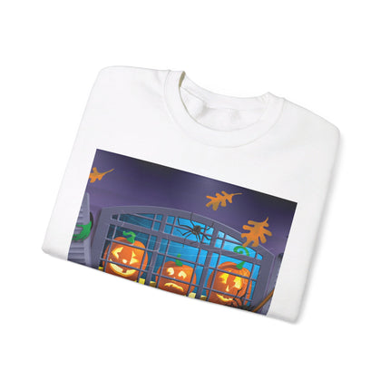 Whimsical Halloween Mischief Unisex Heavy Blend™ Crewneck Sweatshirt