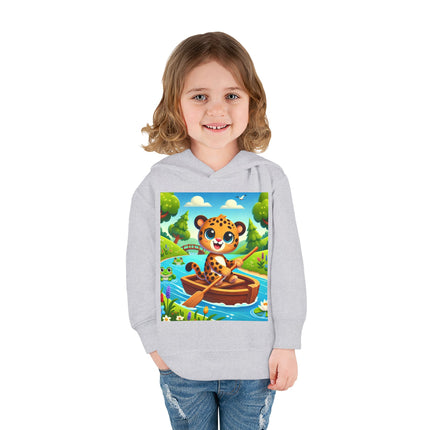 Little Explorer on the River Toddler Pullover Fleece Hoodie