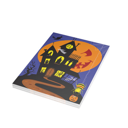 Halloween Night at the Haunted House Postcards (envelopes included) - Bundles of 10, 30, 50 Pieces