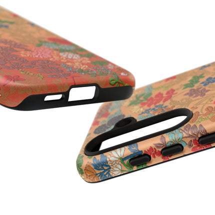 Ornamental Japanese Flower Pattern Phone Cases
