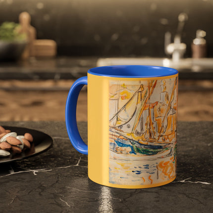Saint-Tropez by Paul Signac Colorful Mugs (11oz, 15oz)