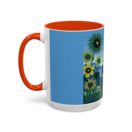 The Secret Language Of Flowers Colorful Mugs – Art Deco Botanical Elegance