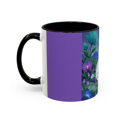 The Ladies Of The Moonlit Garden Colorful Mugs – Art Deco Floral Elegance