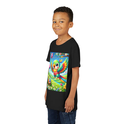 Easter Parrot Youth Short Sleeve Tee