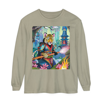 Cyberpunk Leopard Long Sleeve T-Shirt