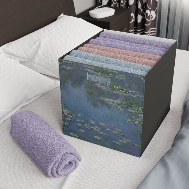 Water Lilies by Claude Monet Felt Storage Box