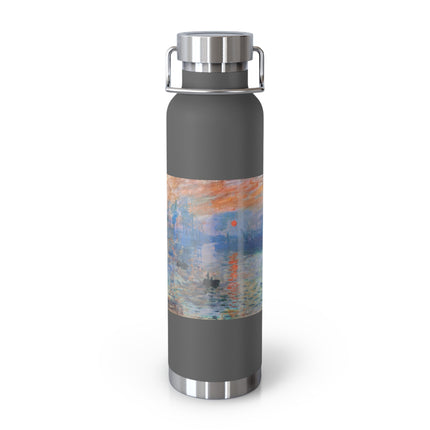 Sunrise by Claude Monet Copper Vacuum Insulated Bottle, 22oz